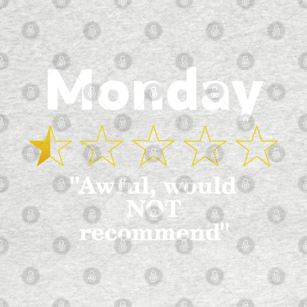 Monday Review, Half a Star, Awful by SolarCross